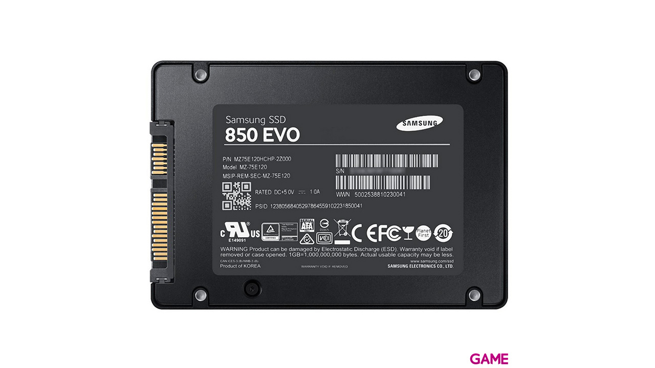 Samsung 850 EVO 1TB - Disco duro interno SSD 2,5