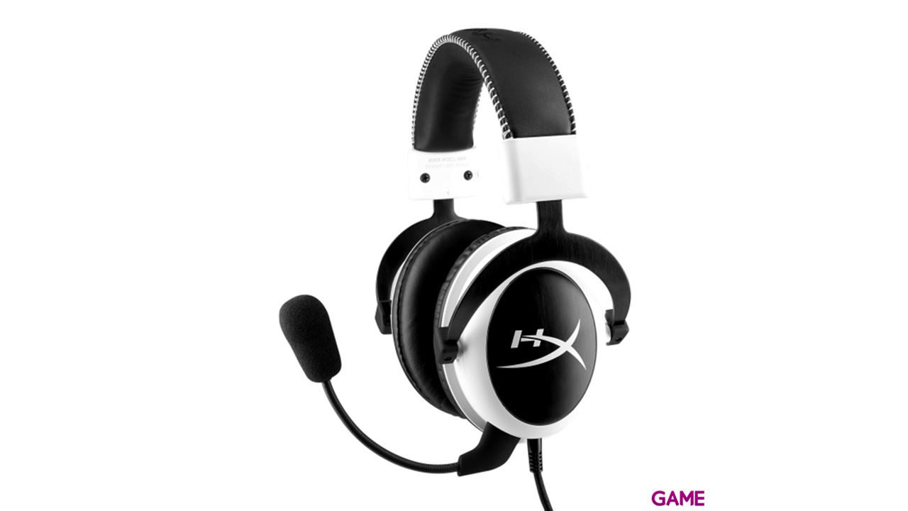 HyperX Cloud Blanco PC-PS4-PS5-XBOX-SWITCH-MOVIL - Auriculares Gaming-0
