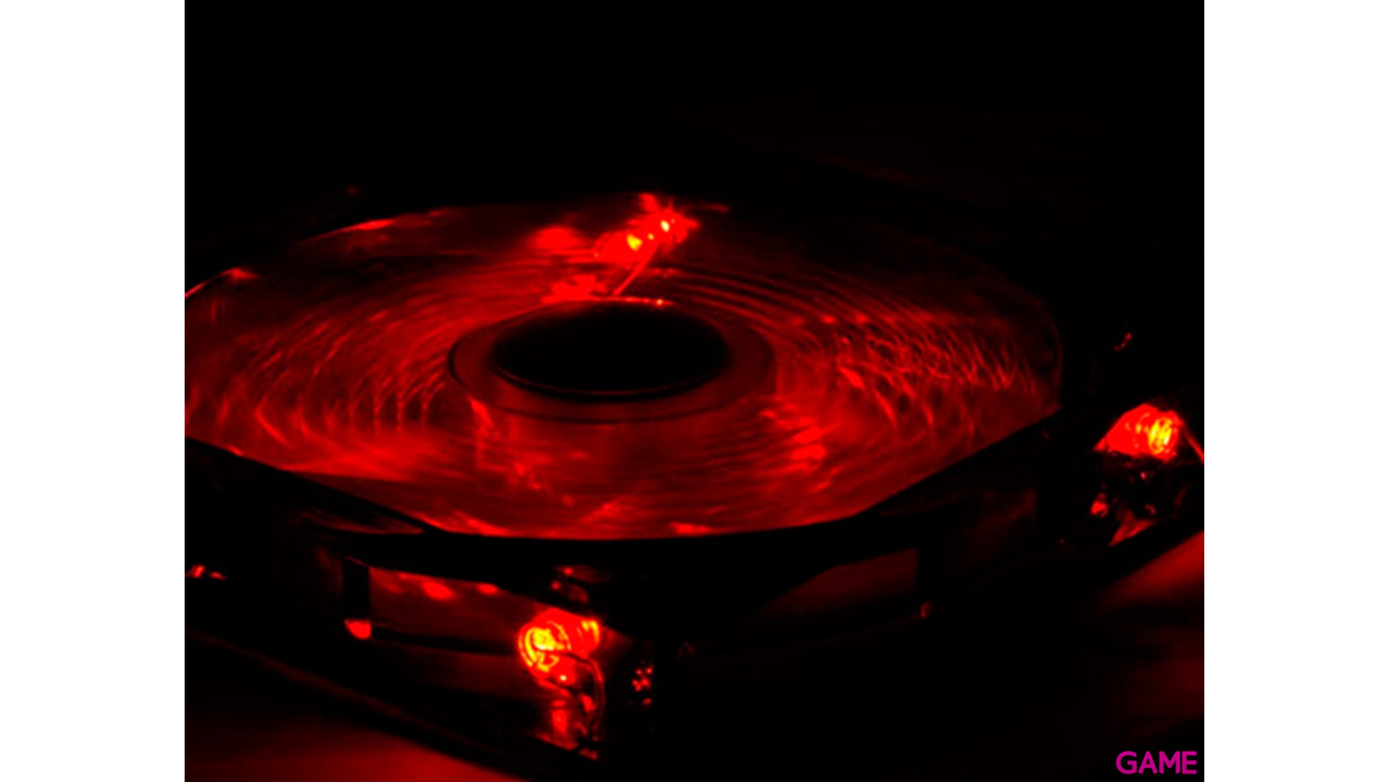 Nox CoolFan Led Rojo 120mm - Ventilador Caja-2