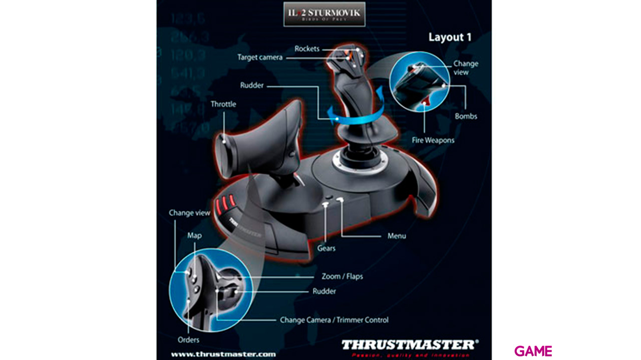 Thrustmaster T.Flight HOTAS X PS3 - PC - Joystick Gaming-5