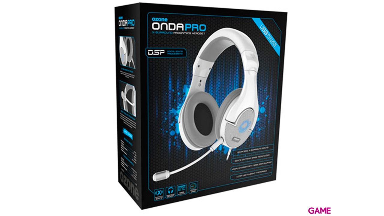 Ozone Onda Pro Blanco - Auriculares Gaming-3