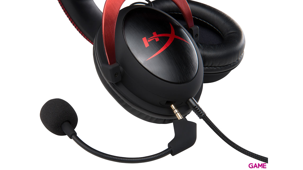 HyperX Cloud II Rojo 7.1 PC-PS4-PS5-XBOX-SWITCH-MOVIL - Auriculares Gaming-1