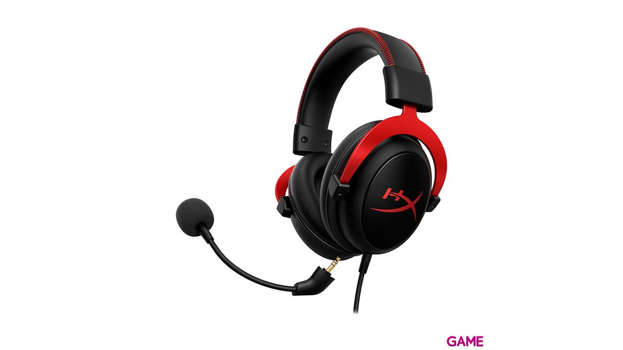 HyperX Cloud II Rojo 7.1 PC-PS4-PS5-XBOX-SWITCH-MOVIL - Auriculares Gaming-3
