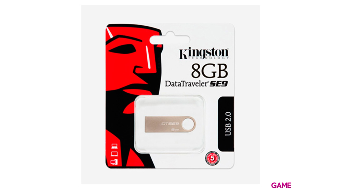 Kingston DataTraveller Se Metal Case 8Gb USB 2.0-0