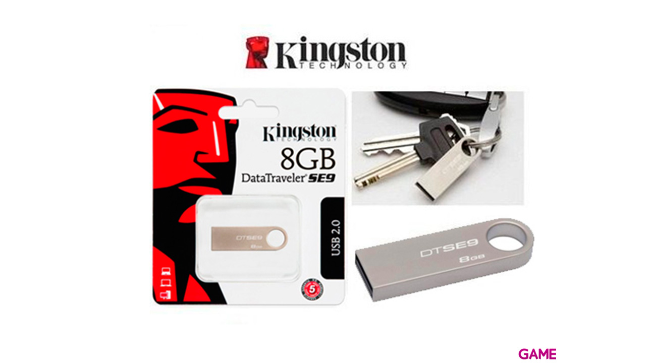 Kingston DataTraveller Se Metal Case 8Gb USB 2.0-1