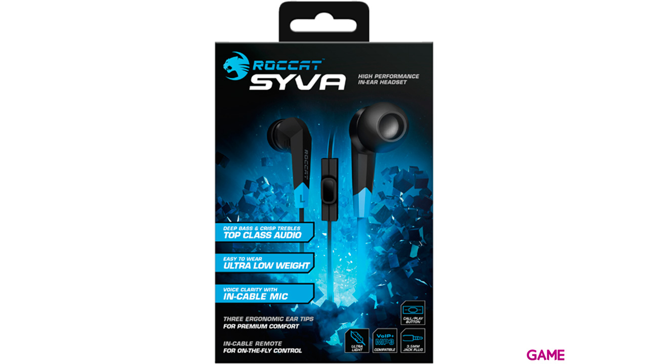 ROCCAT Syva High Performance PC-PS4-PS5-XBOX-SWITCH-MOVIL - Auriculares Gaming In-Ear-2