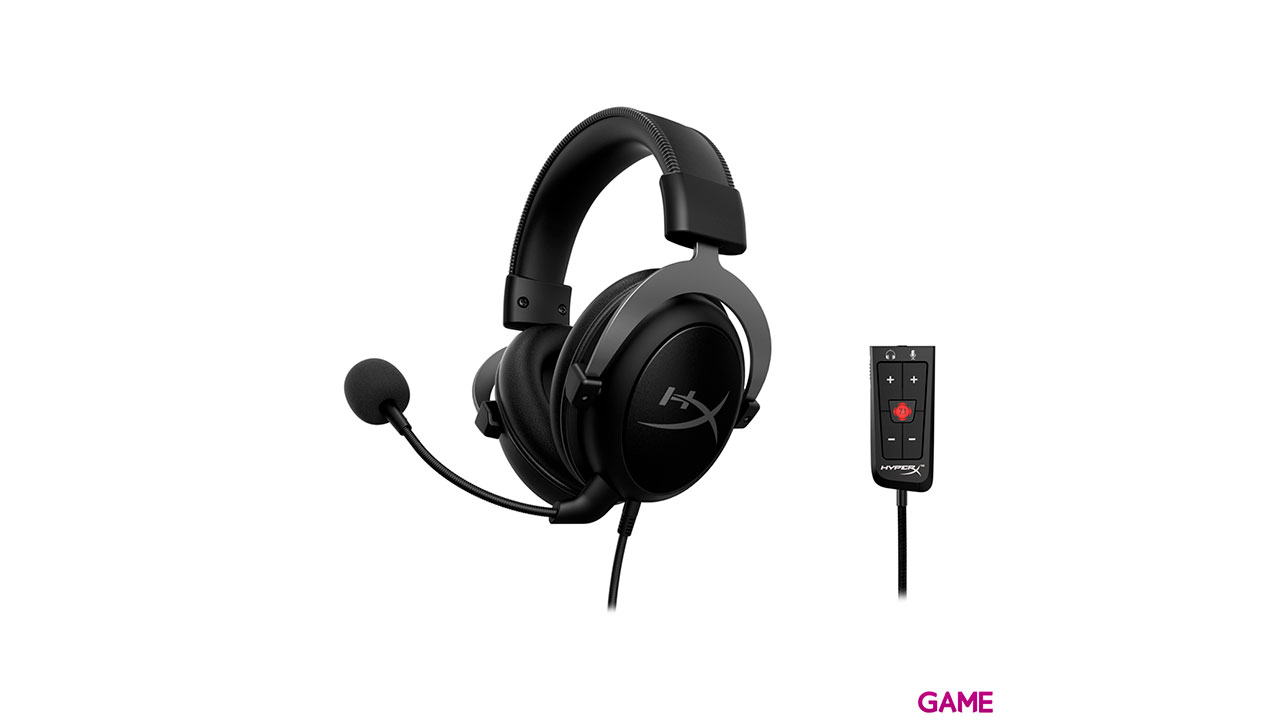 HyperX Cloud II Gun Metal 7.1 PC-PS4-PS5-XBOX-SWITCH-MOVIL - Auriculares Gaming-6