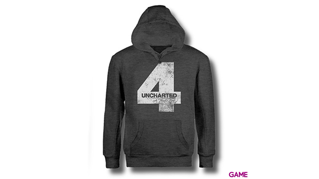 Sudadera Uncharted 4 Gris Four Talla M-0