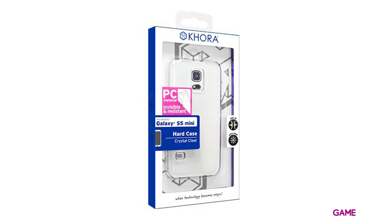 Carcasa rígida Transparente Galaxy S5 Mini Khora-2