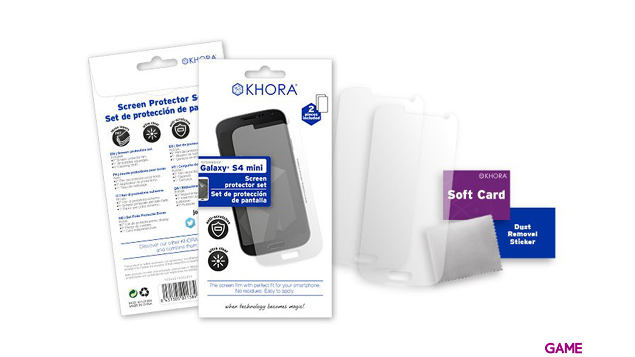 Set de Protección de Pantalla para Galaxy S4 Mini Khora-0