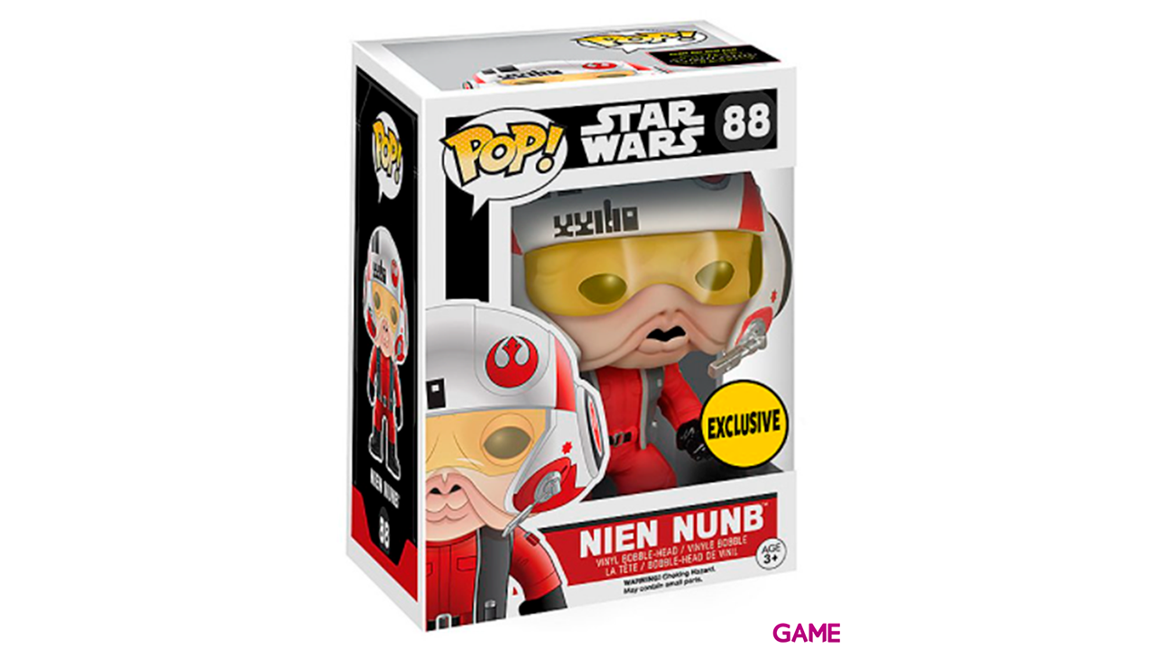 Figura POP Star Wars: Nien Nunb con Casco Ed. Lim-1