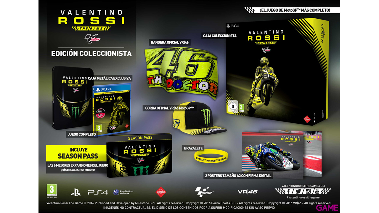 Moto Gp 16 : Valentino Rossi The Game Edicion Coleccionista-0