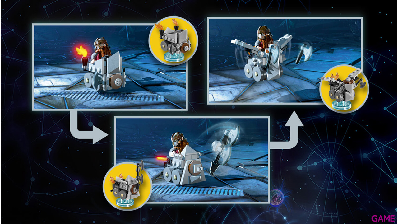 LEGO Dimensions Fun Pack: El Señor de los Anillos Gimli-2