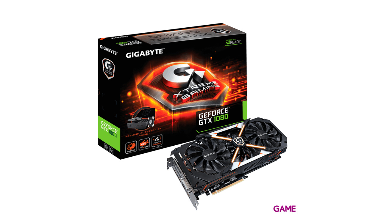 GIGABYTE GeForce GTX 1080 Xtreme Gaming Premium Pack 8GB-0
