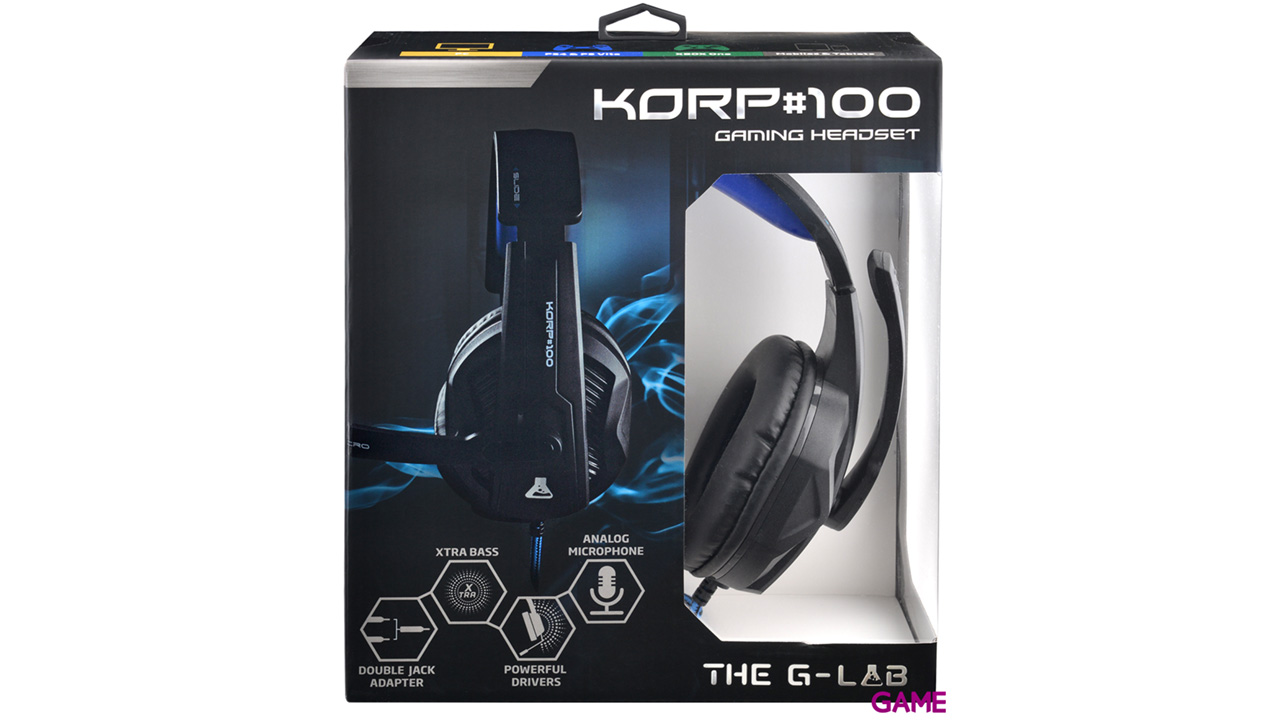 The G-Lab Korp 100 PC-PS4-PS5-XBOX - Auriculares Gaming-4