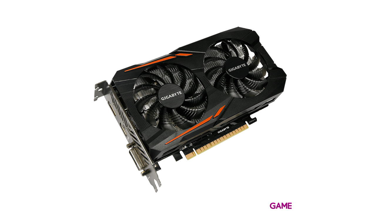 GIGABYTE GeForce GTX 1050 Ti D5 4GB GDDR5 - Tarjeta Gráfica Gaming-1