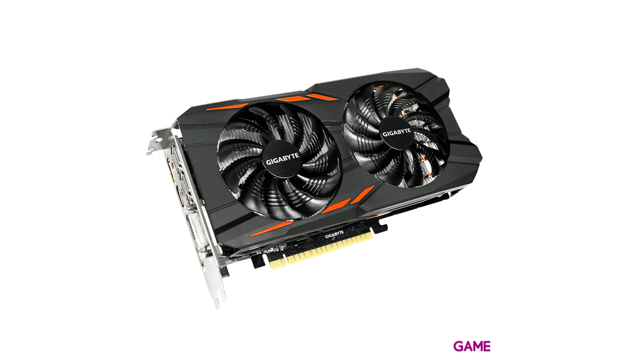 GIGABYTE GeForce GTX 1050 WindForce 2GB GDDR5 - Tarjeta Gráfica Gaming-1