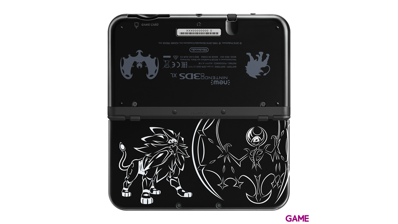 New Nintendo 3DS XL Negra Edición Pokémon Sol y Luna-1