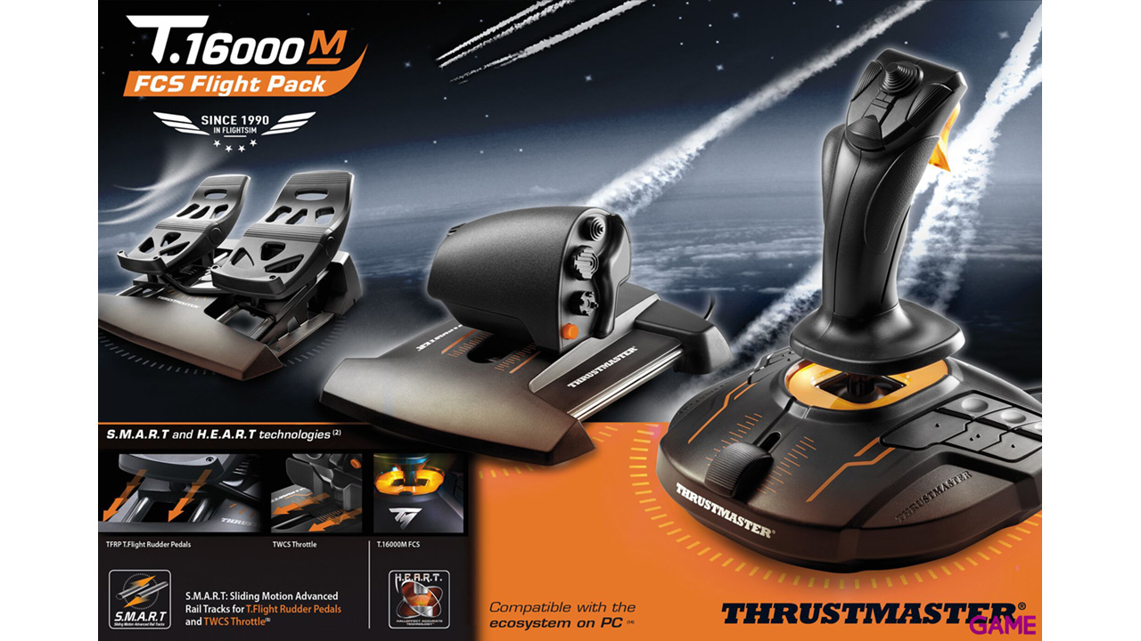 Thrustmaster T.16000M FCS Flight PC  Joystick Gaming-2