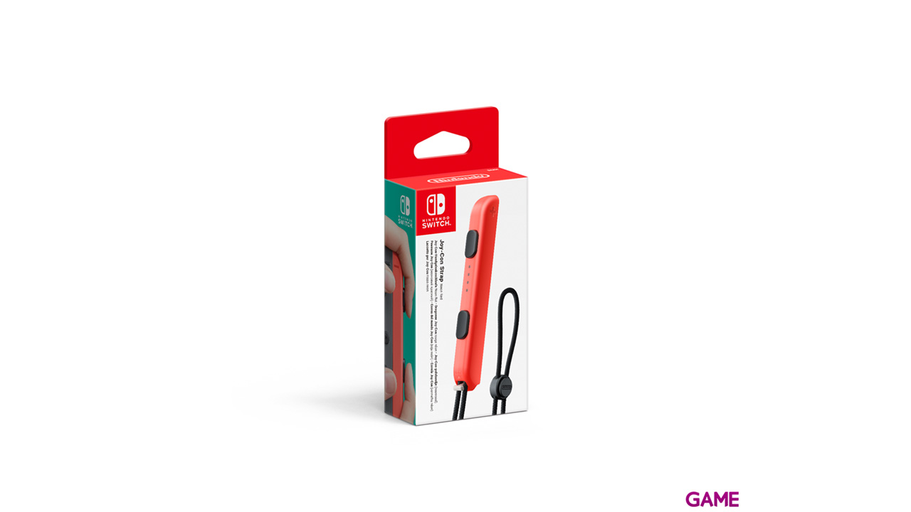 Nintendo Switch Correa Joy-Con Rojo Neón-0