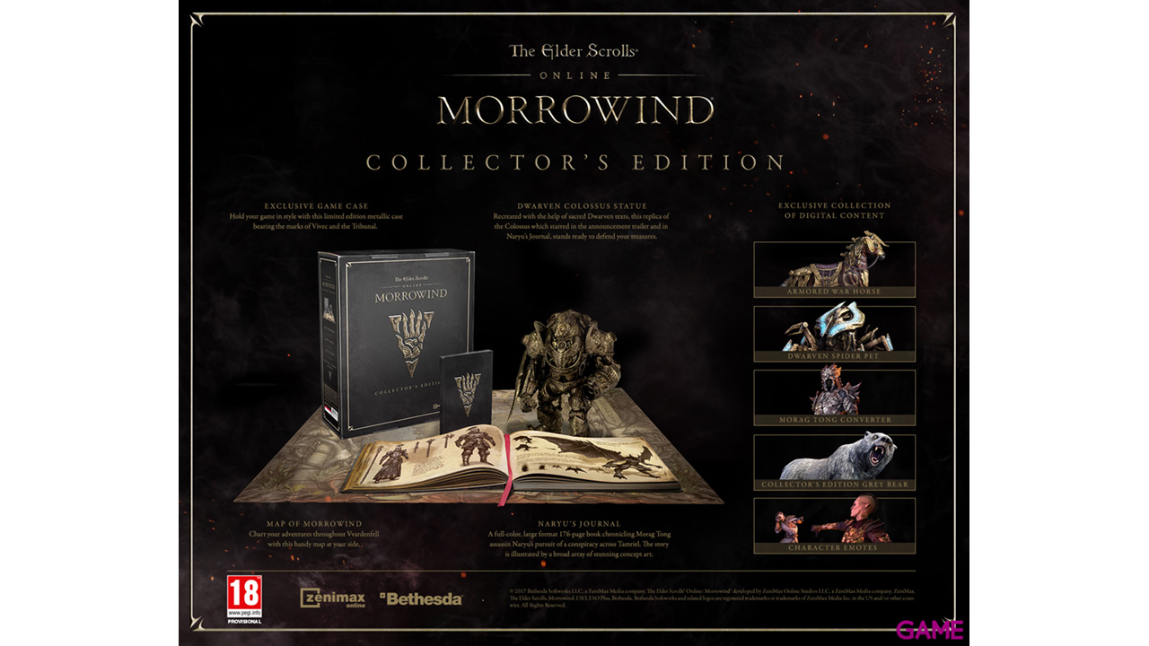 The Elder Scrolls Online: Morrowind Edic. Coleccionista-0