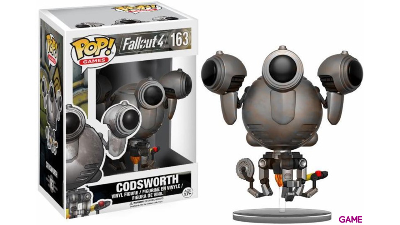 Figura POP Fallout Codsworth Dañado-0