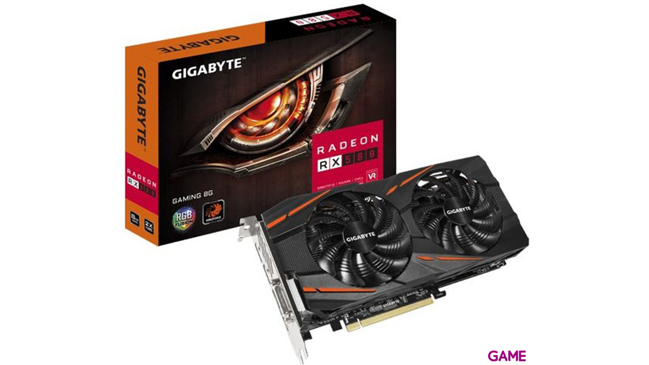 GIGABYTE Radeon RX 580 Gaming 4GB GDDR5-0