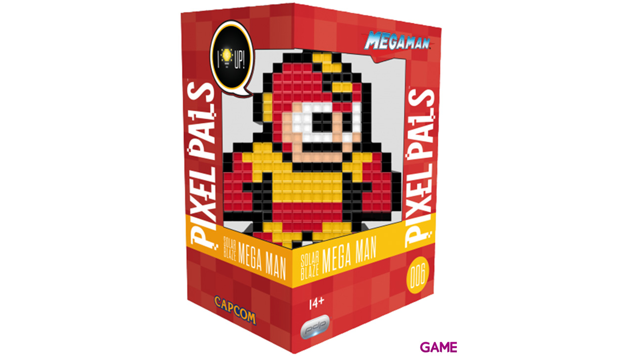 Figura Pixel Pals: Megaman Rojo-0