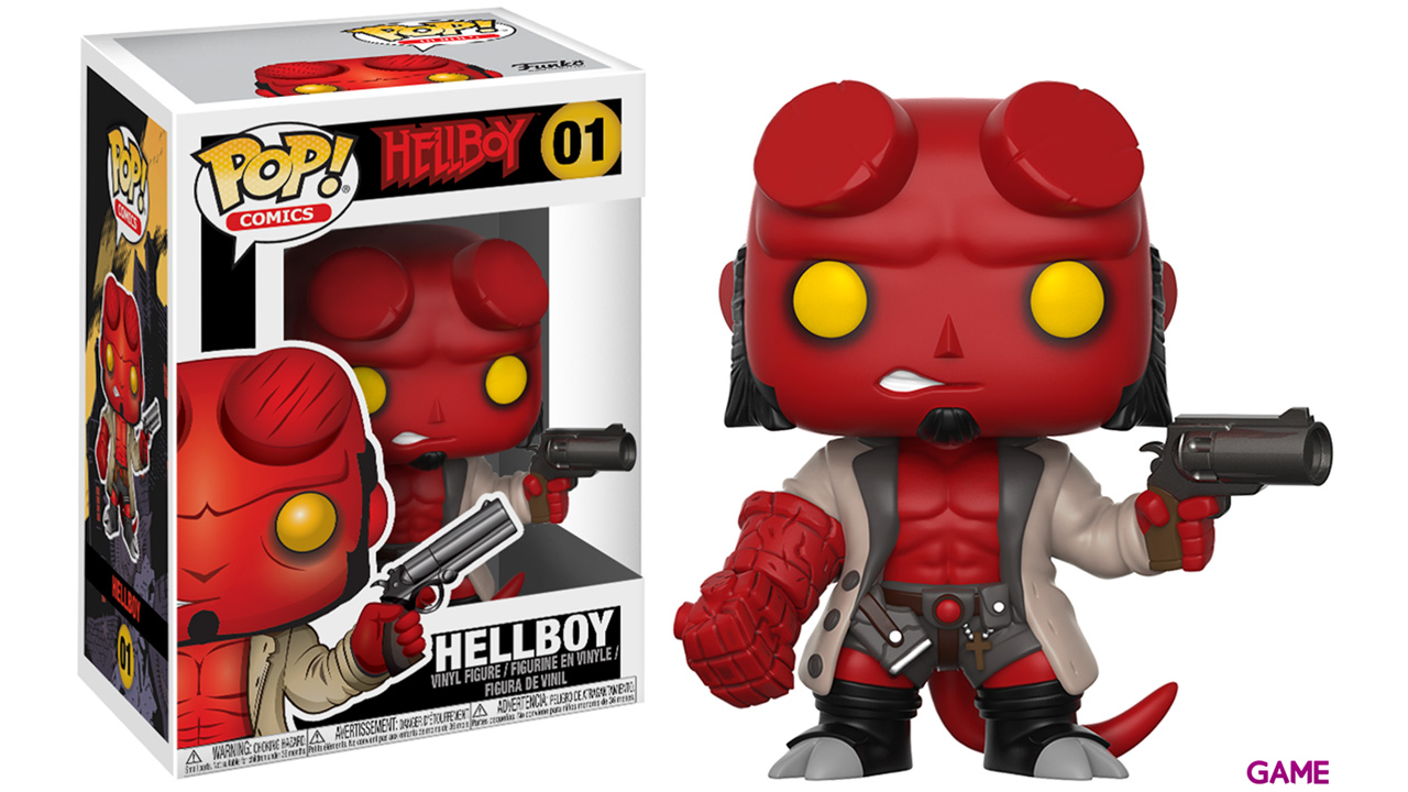 Figura POP Hellboy: Hellboy com Chaqueta-0