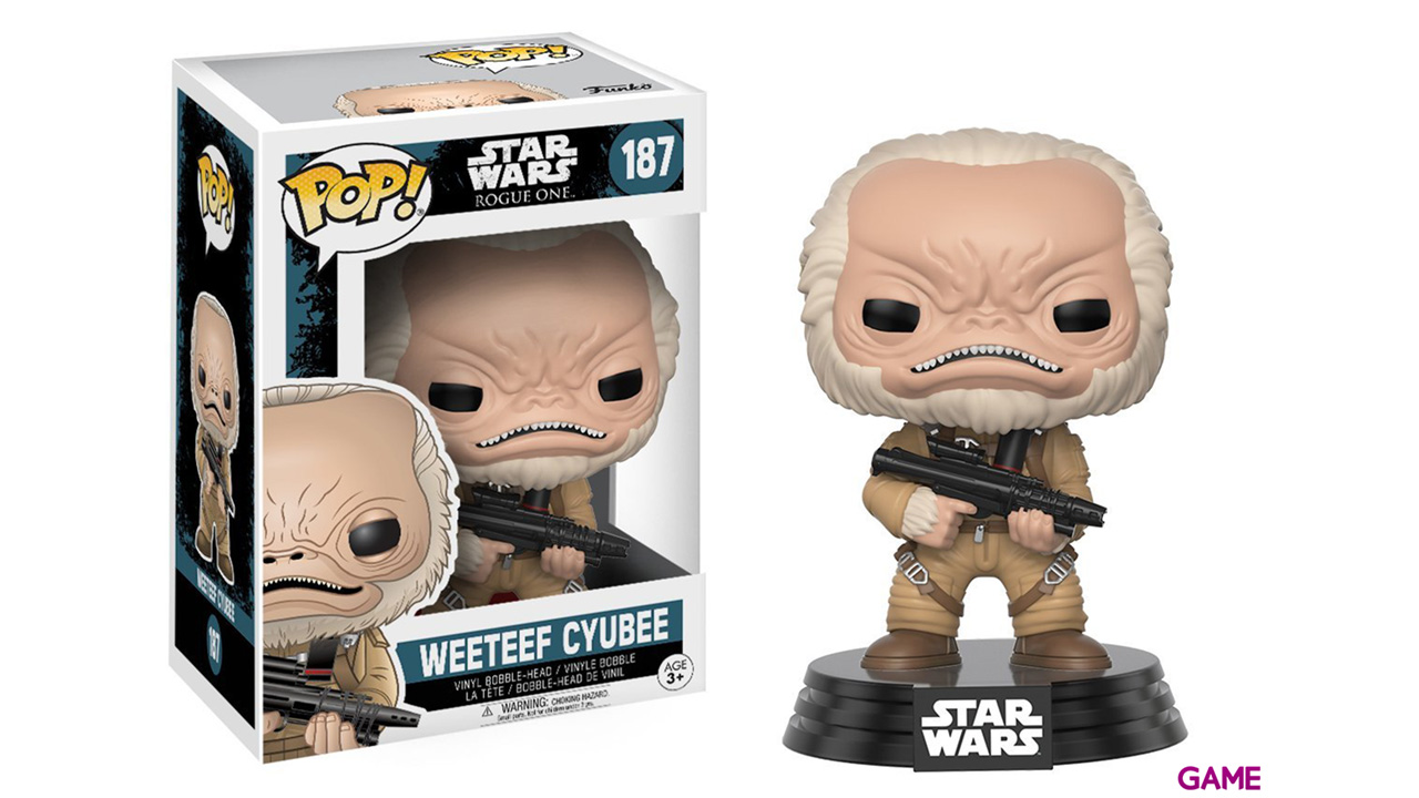 Figura POP Star Wars Rogue One: Weeteef Cyubee-0