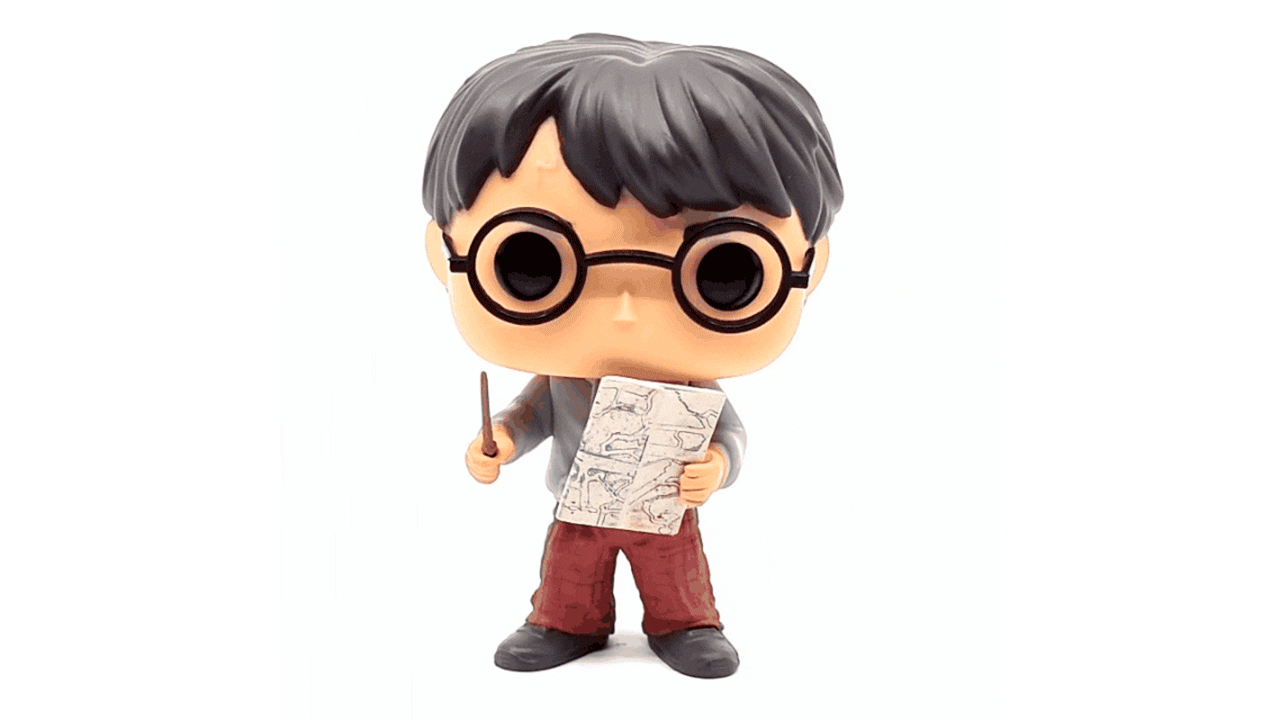 Figura POP Harry Potter: Harry con Mapa del Merodeador-0