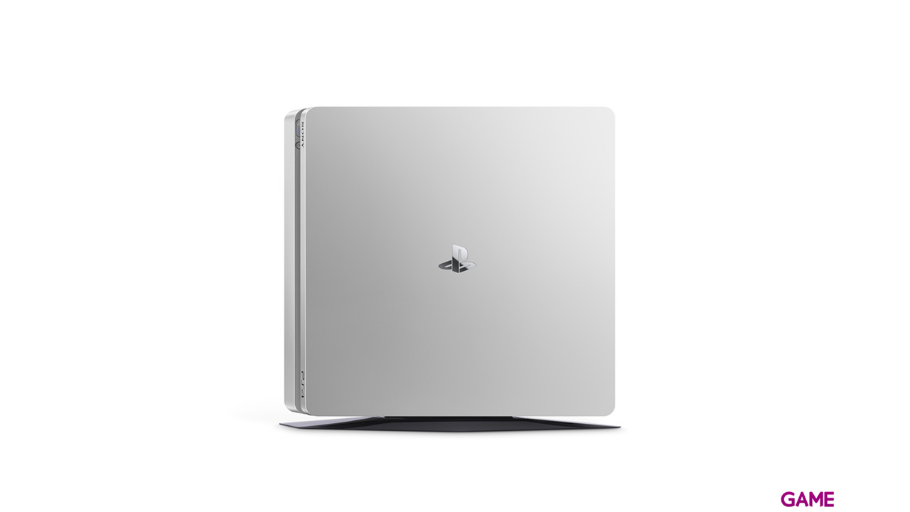 Playstation 4 Slim 500Gb Silver + 2 Dualshock 4 V2-4