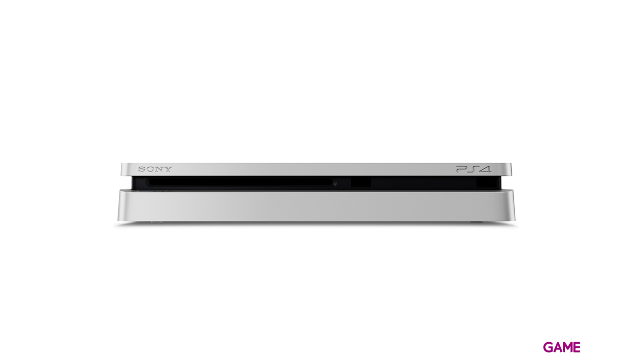 Playstation 4 Slim 500Gb Silver + 2 Dualshock 4 V2-8