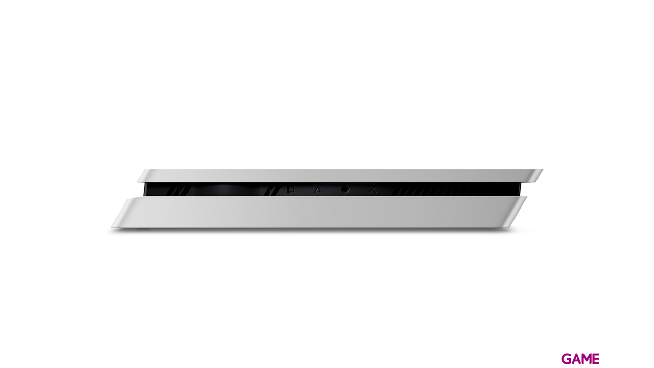 Playstation 4 Slim 500Gb Silver + 2 Dualshock 4 V2-11
