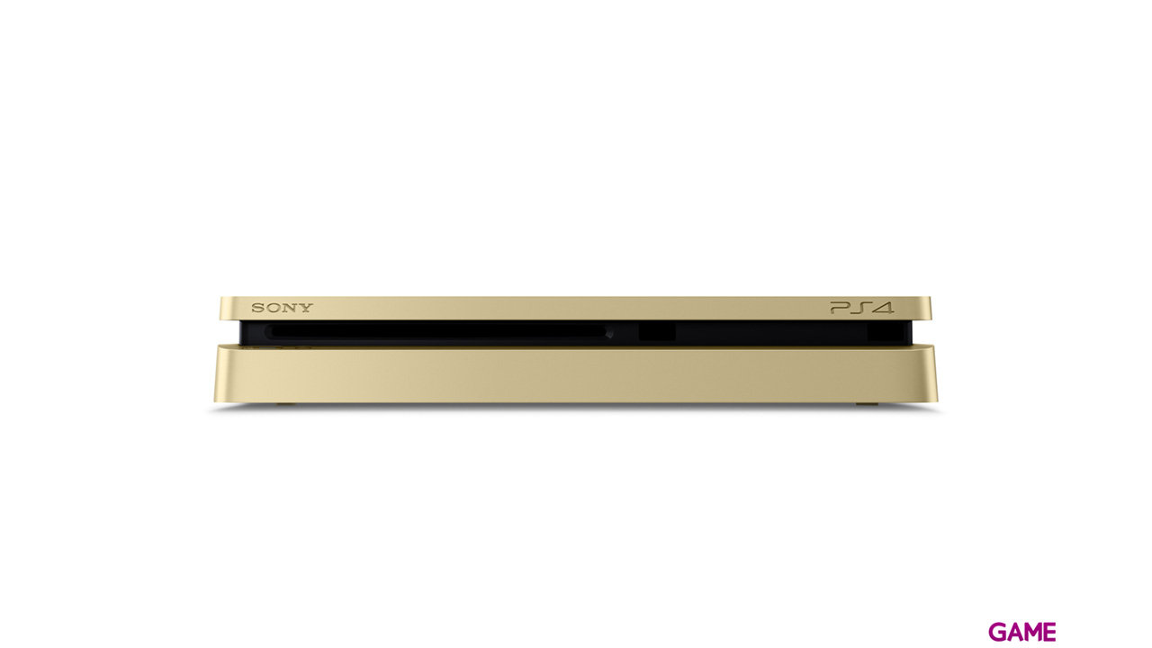 Playstation 4 Slim 500Gb Gold + 2 Dualshock 4 V2-8
