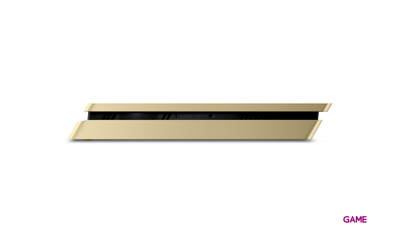 Playstation 4 Slim 500Gb Gold + 2 Dualshock 4 V2-11