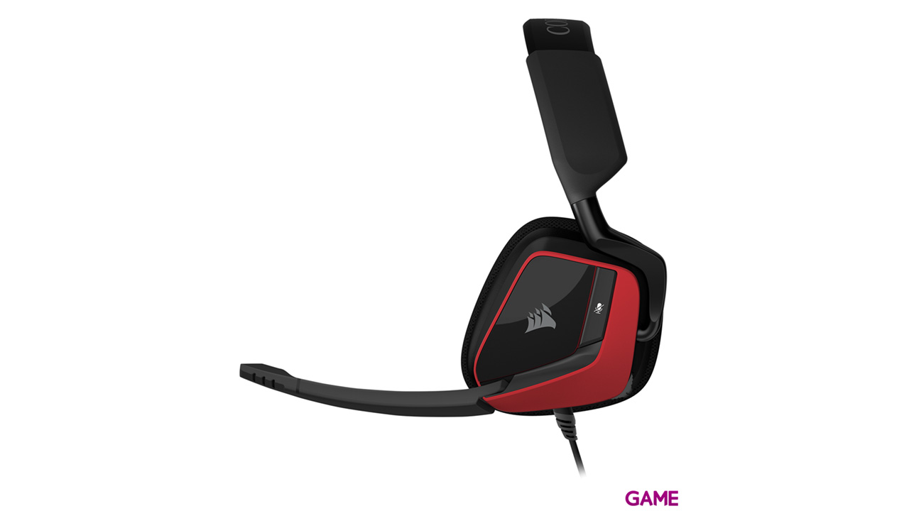 CORSAIR Void Pro Surround Dolby 7.1 Rojo PC-PS4-PS5-XBOX-SWITCH-MOVIL - Auriculares Gaming-0