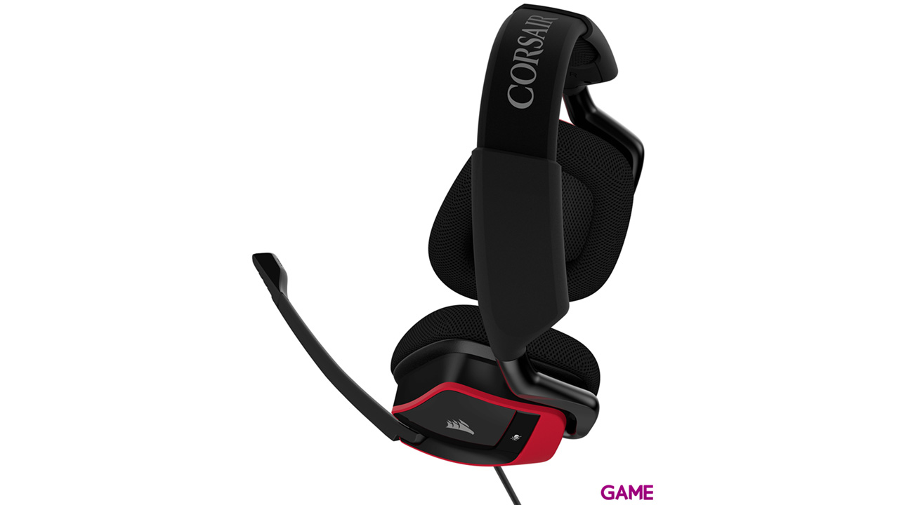 CORSAIR Void Pro Surround Dolby 7.1 Rojo PC-PS4-PS5-XBOX-SWITCH-MOVIL - Auriculares Gaming-1