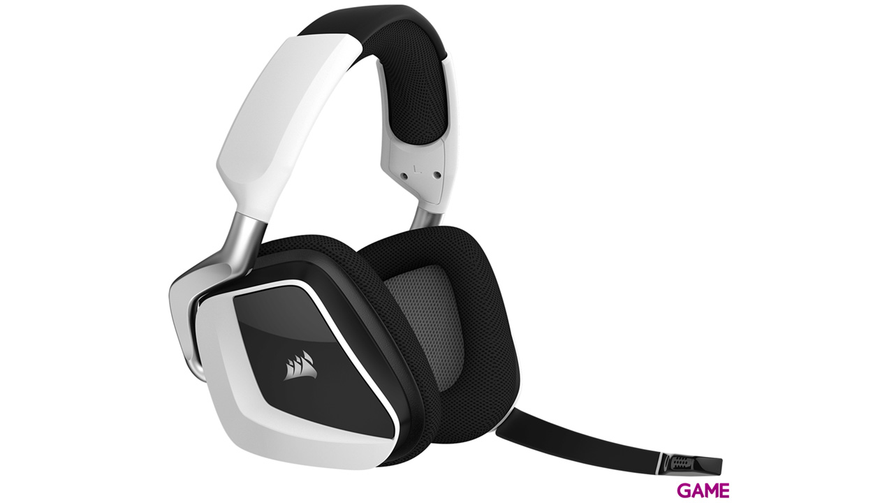 CORSAIR Void Pro RGB Wireless Dolby 7.1 Blanco PC - Auriculares Gaming Inalámbricos-1