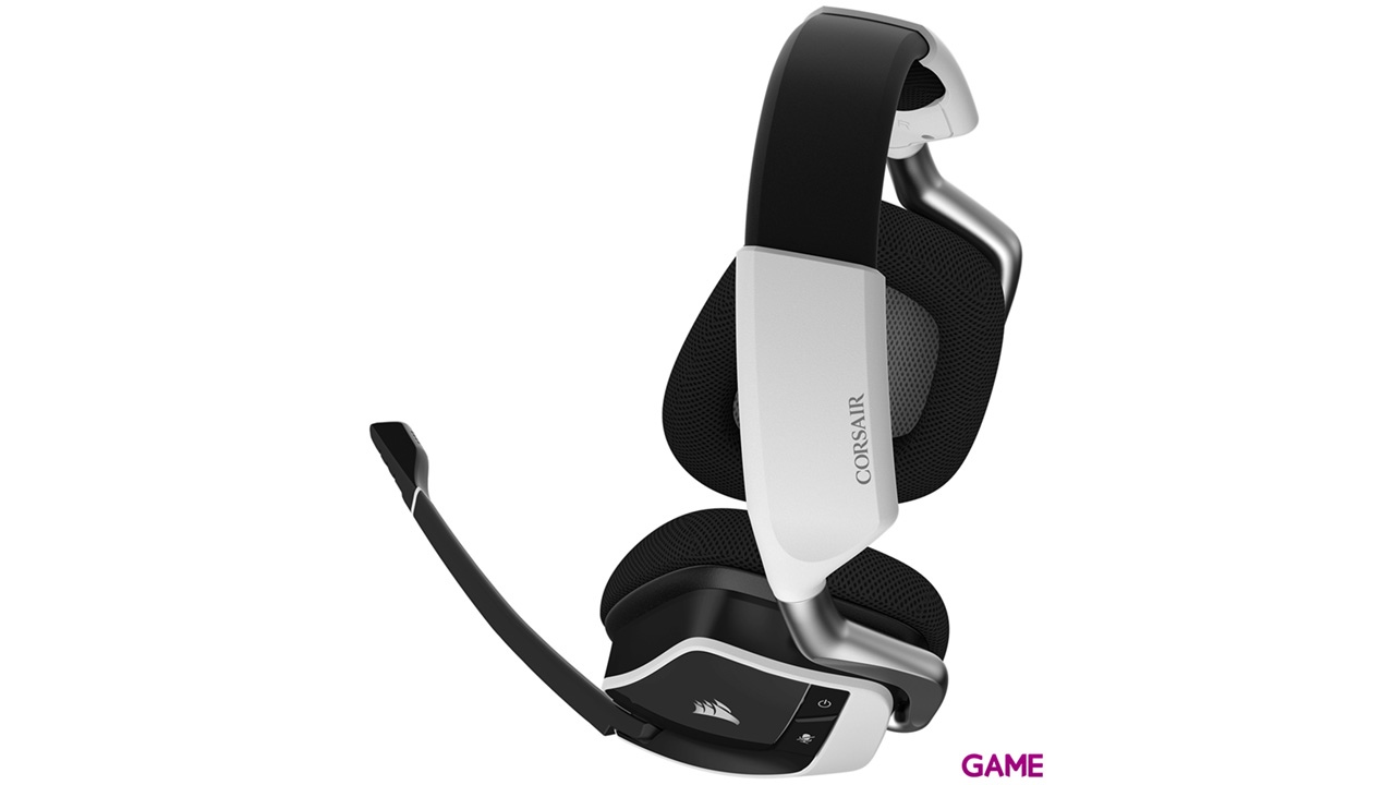 CORSAIR Void Pro RGB Wireless Dolby 7.1 Blanco PC - Auriculares Gaming Inalámbricos-2