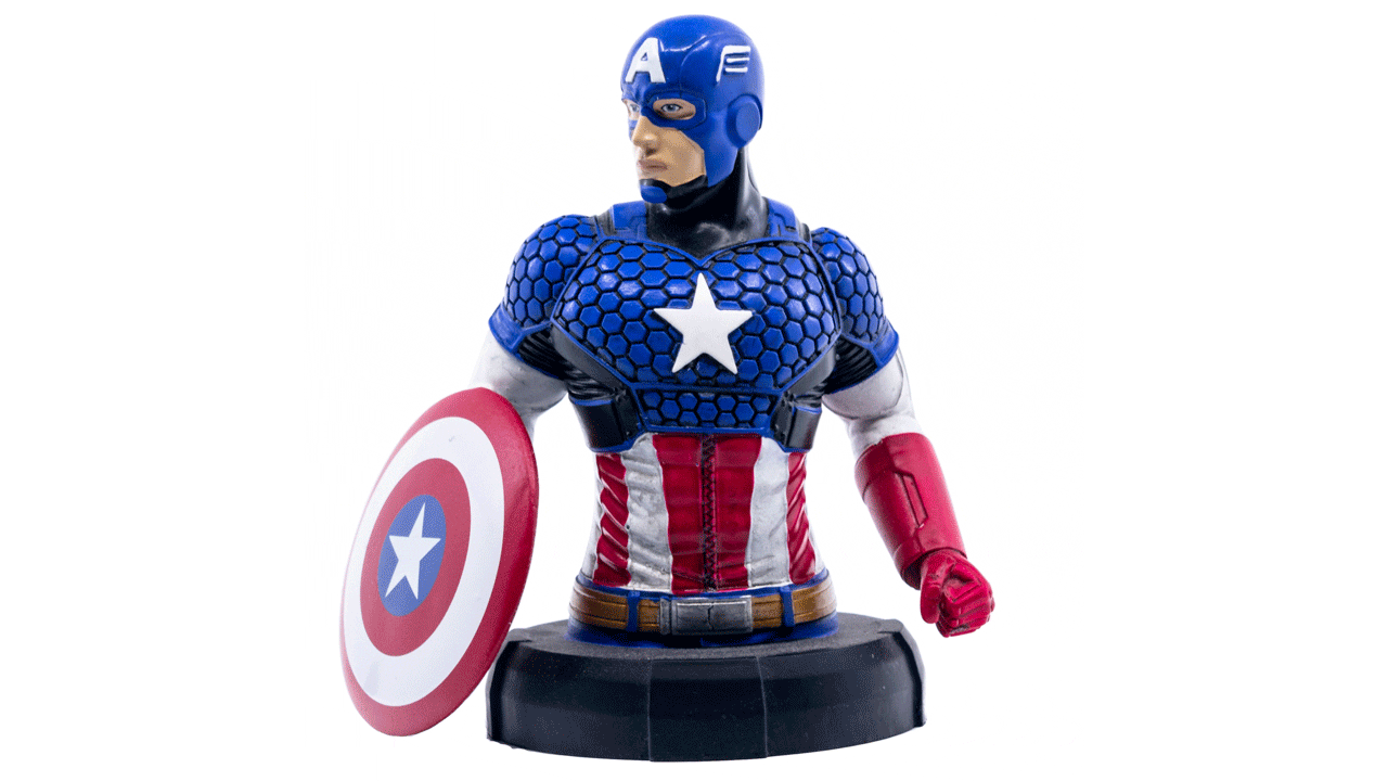 Busto de Resina MARVEL: Capitán América-0