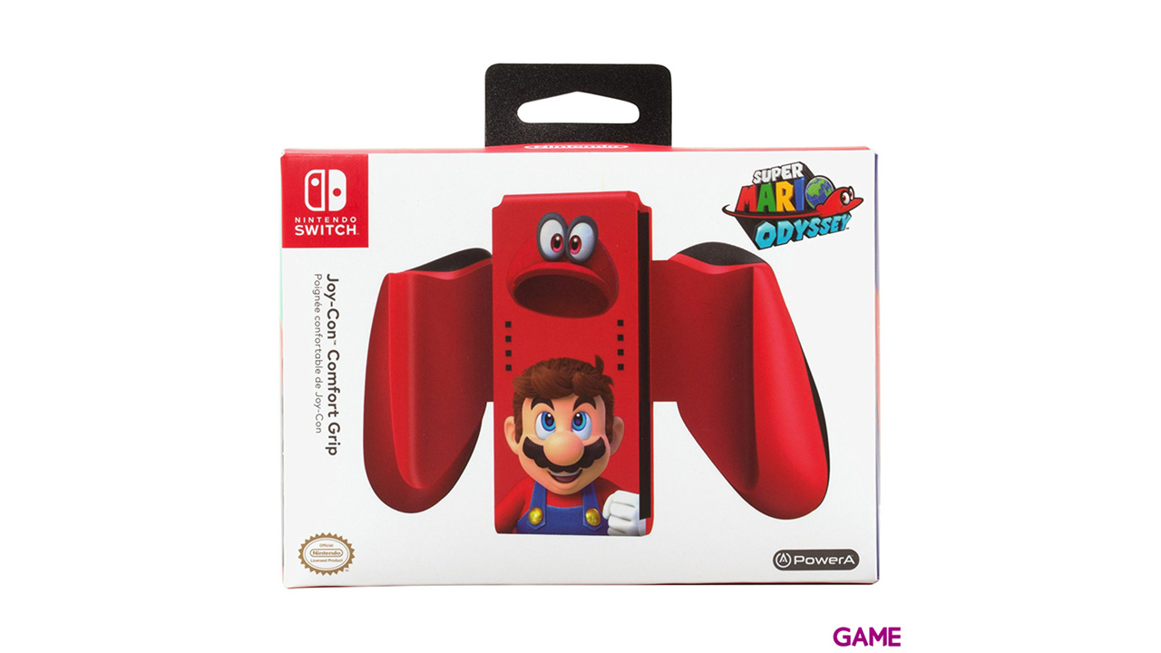 Comfort Grip PowerA Mario Odyssey para Joy-Con -Licencia oficial--7