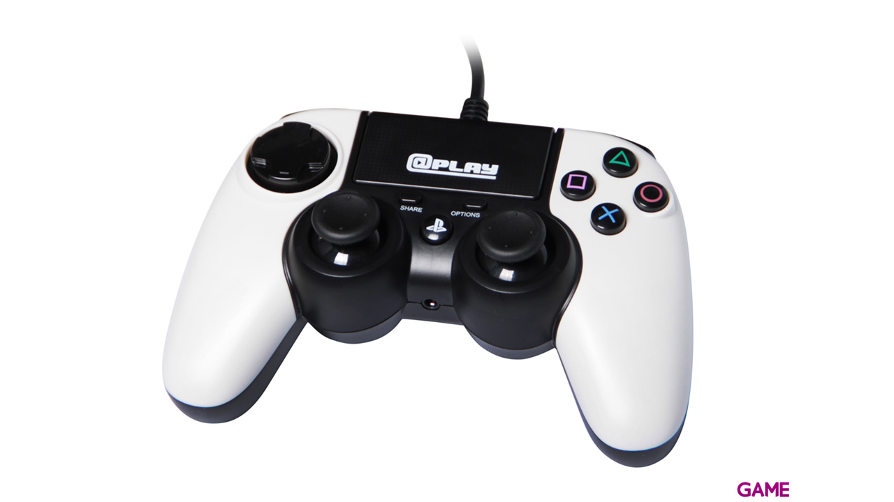 Controller Playstation 4 Blanco At Play -Licencia Oficial Sony--1