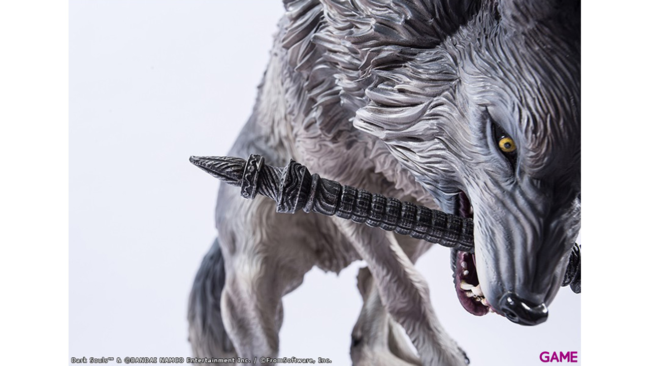 Estatua Dark Souls: The Great Grey Wolf-3