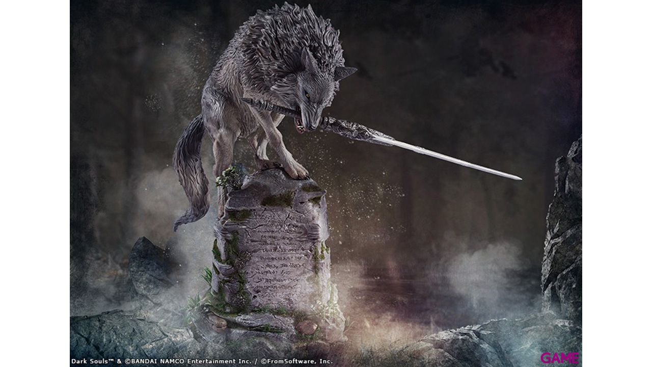 Estatua Dark Souls: The Great Grey Wolf-10