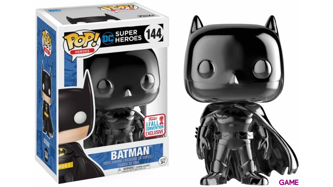 Figura POP DC: Batman Chrome Ed. Limitada-0
