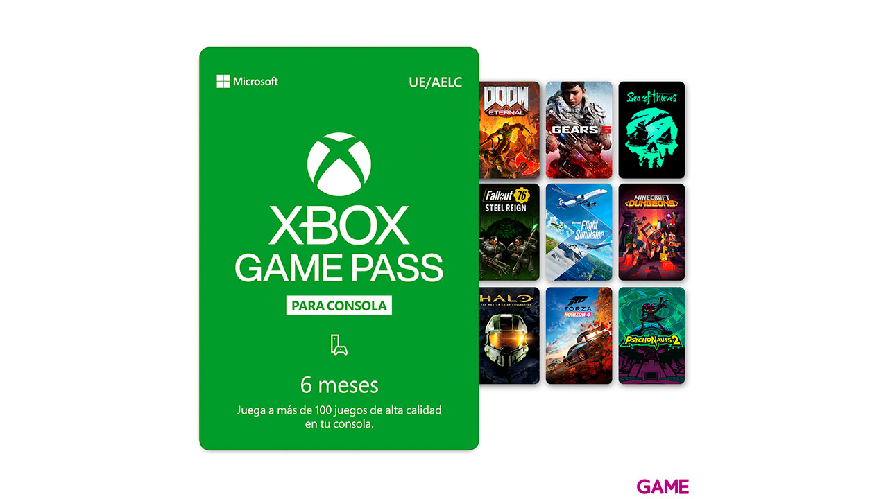 Xbox Game Pass Consola 6 Meses-0