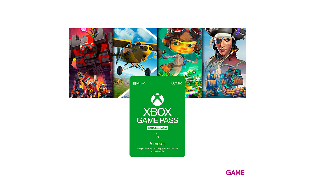 Xbox Game Pass Consola 6 Meses-1