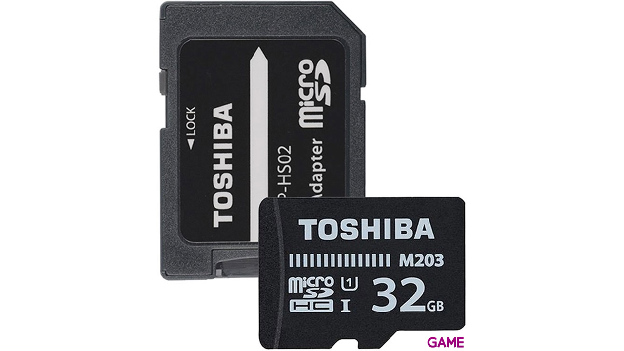 Memoria Toshiba 32Gb microSDHC UHS-I C10 R100-2