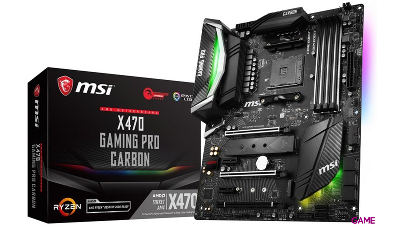 MSI X470 Gaming Pro Carbon ATX AM4 - Placa Base-0